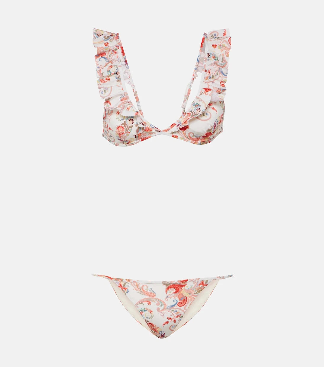 Etro - Paisley ruffled bikini