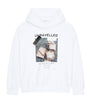 Givenchy White Cotton Printed Hoodie