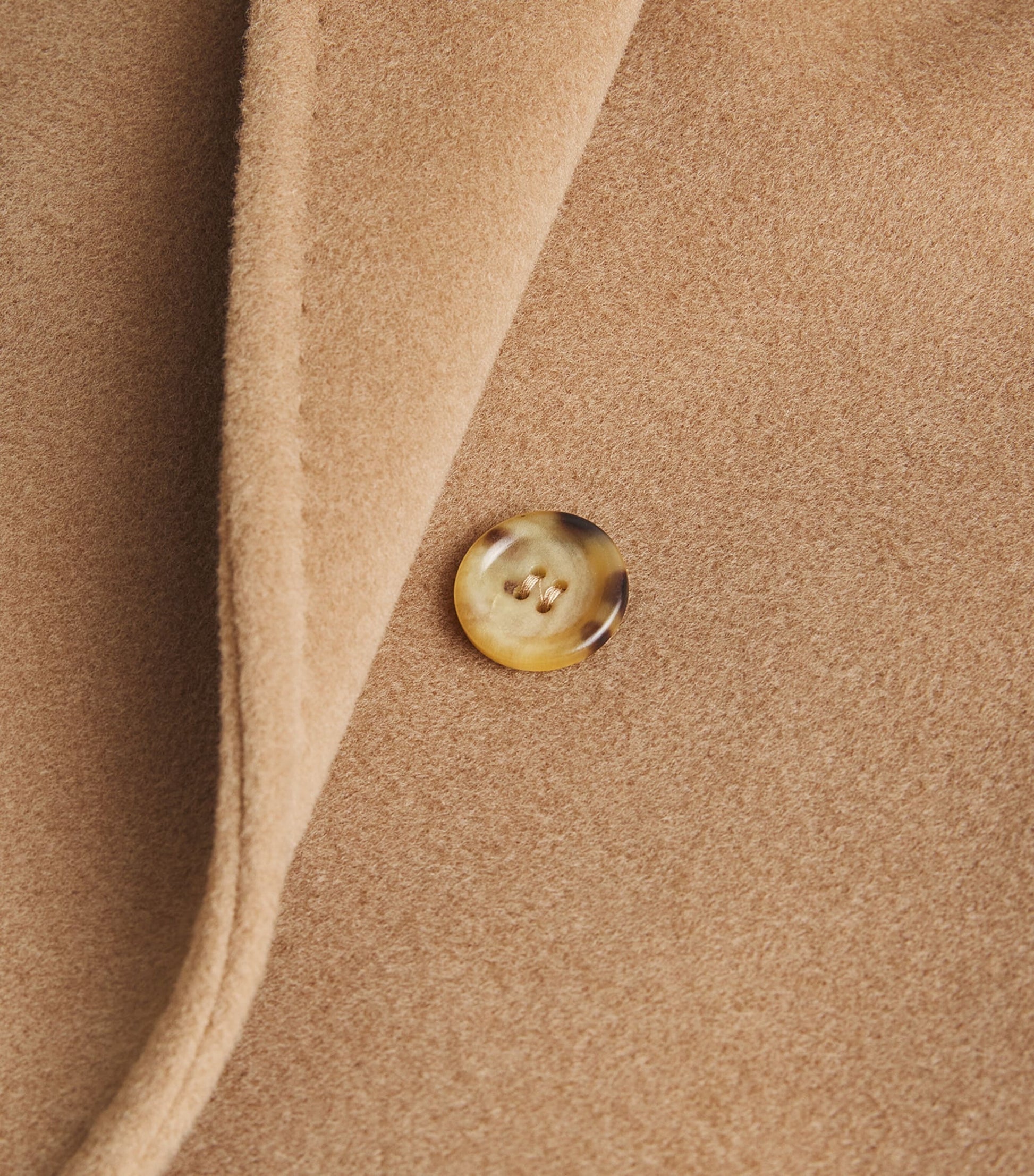 Max Mara Beige Wool-Cashmere Rebus Coat