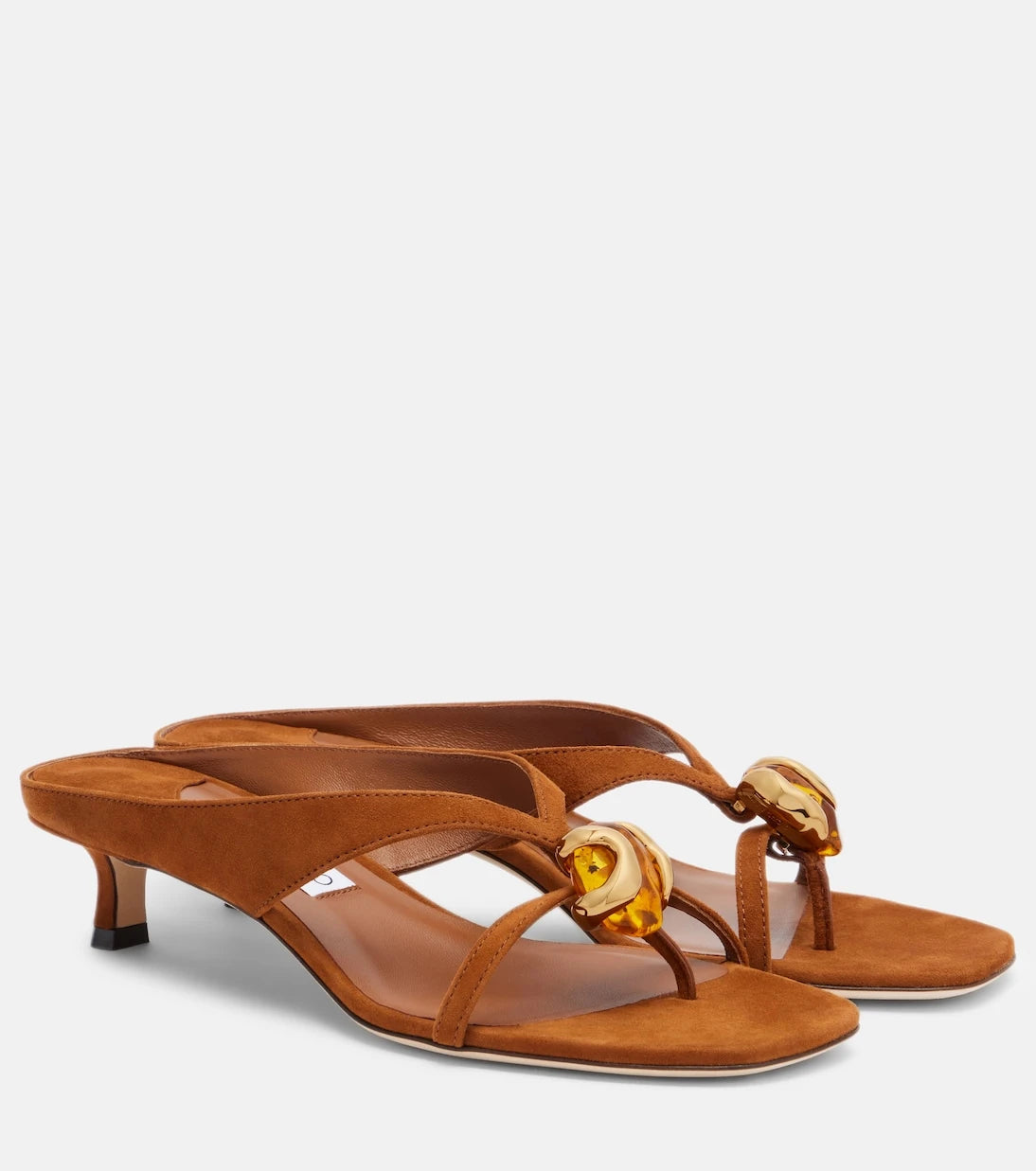 Jimmy Choo - Emeri embellished suede sandals