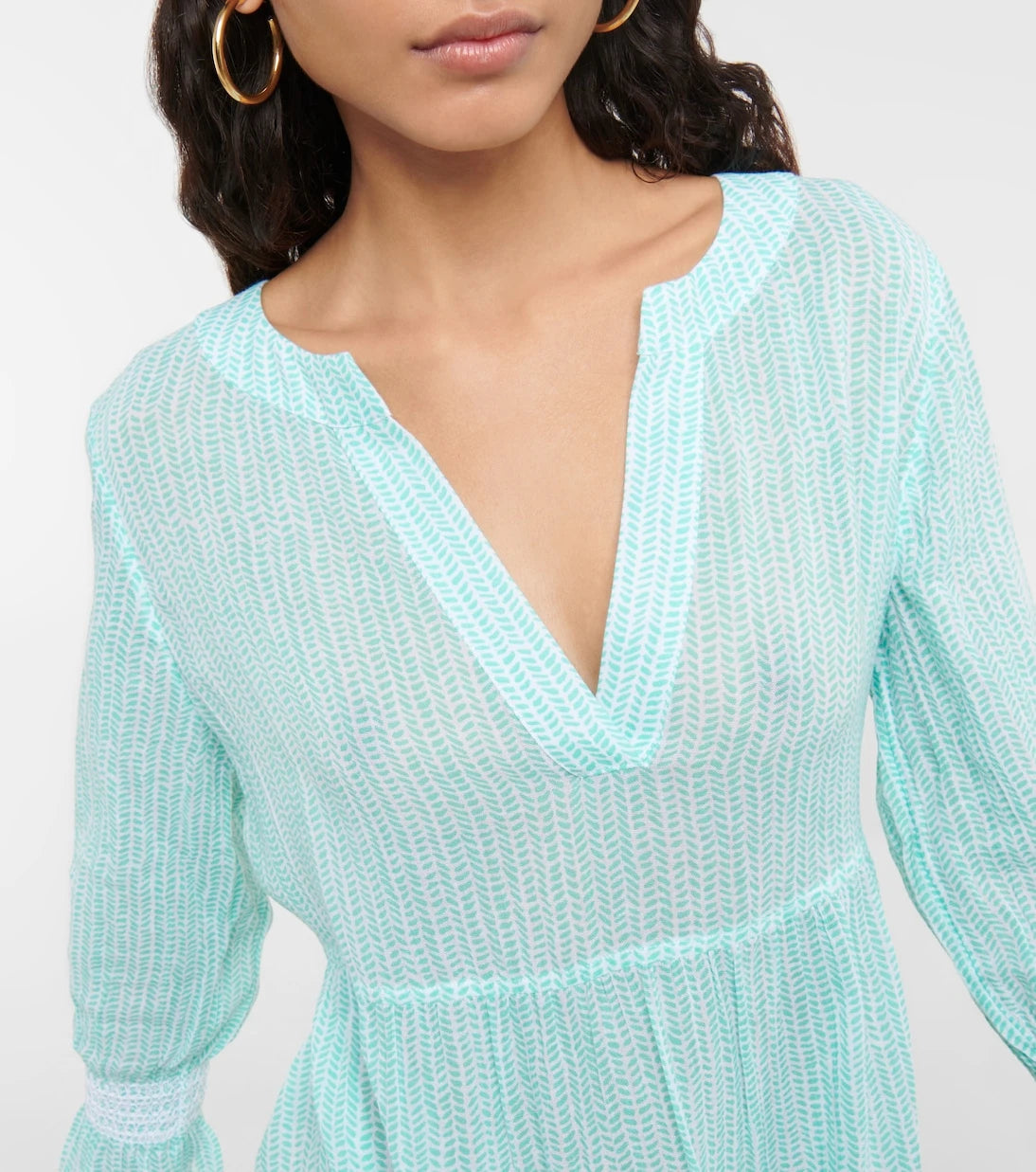 Heidi Klein - Seven Mile Beach baskılı tunik