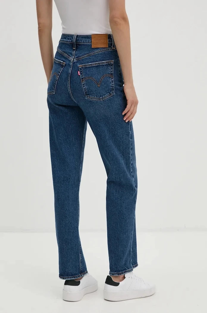 Дънки Levi's RIBCAGE STRAIGHT ANKLE