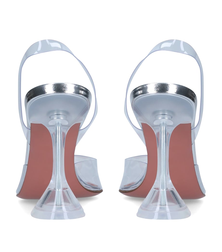 Amina Muaddi Multi Holli Glass Slingback Pumps 95