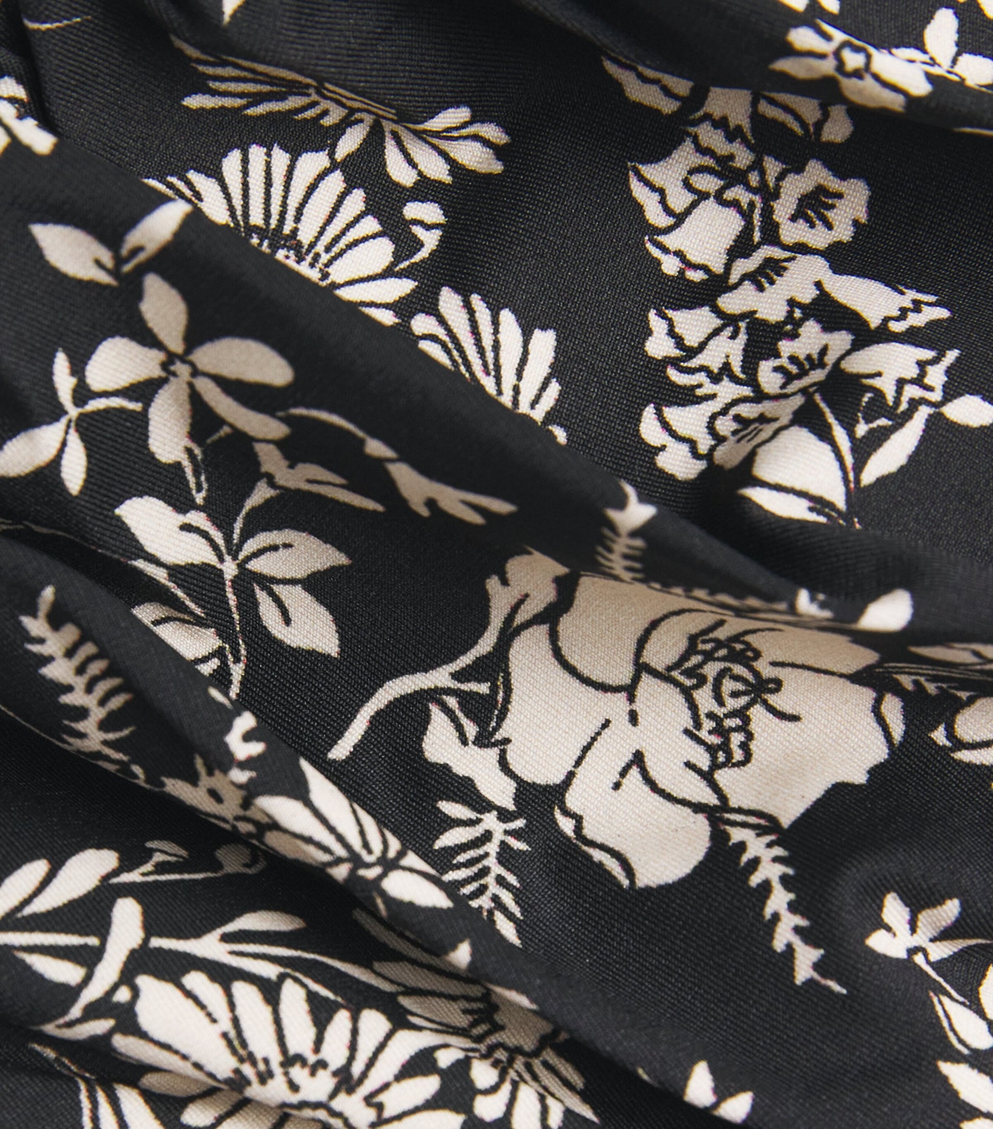 Ulla Johnson Black Ruched Naomi Bikini Top