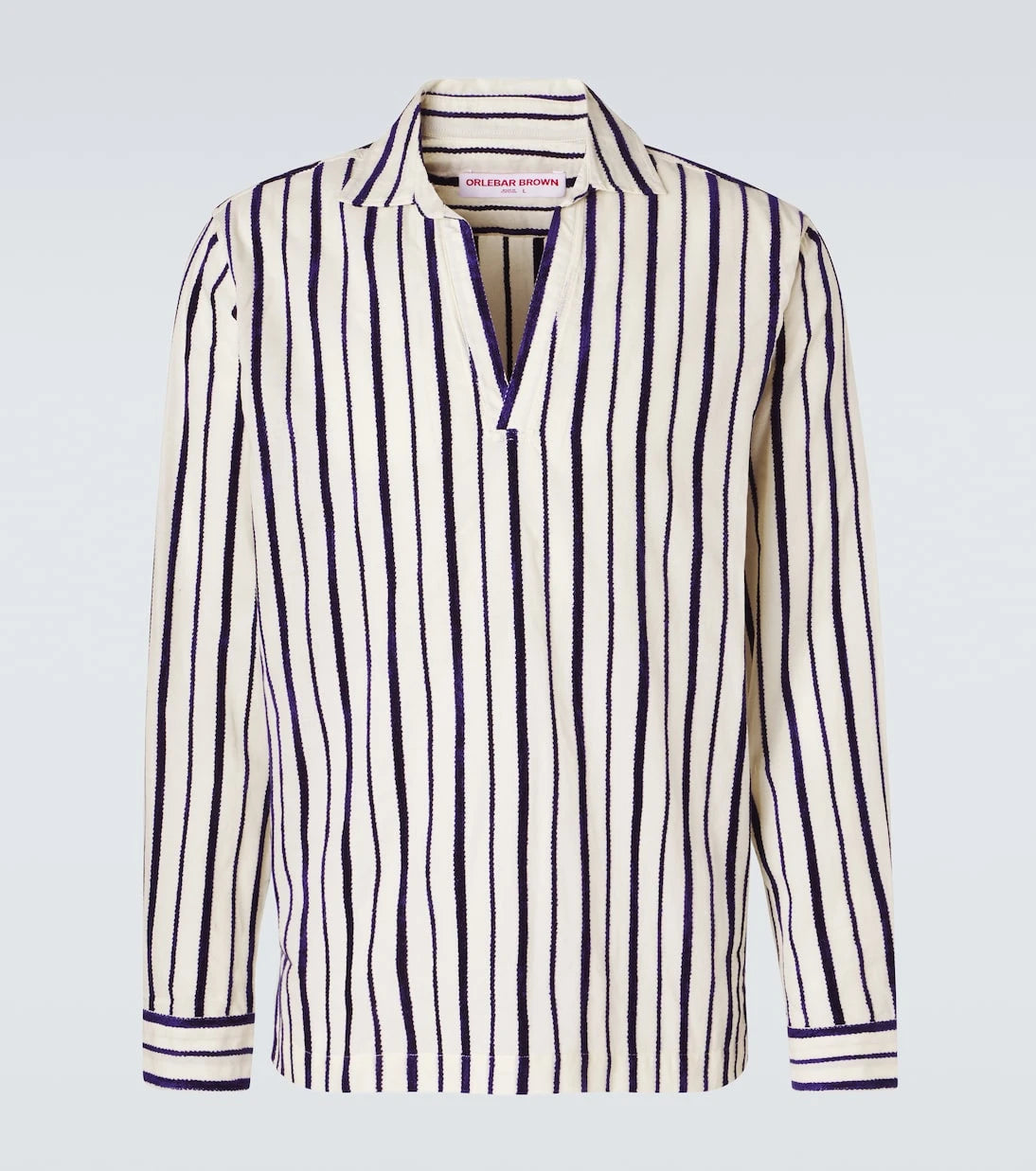 Orlebar Brown - Ridley striped cotton-blend shirt