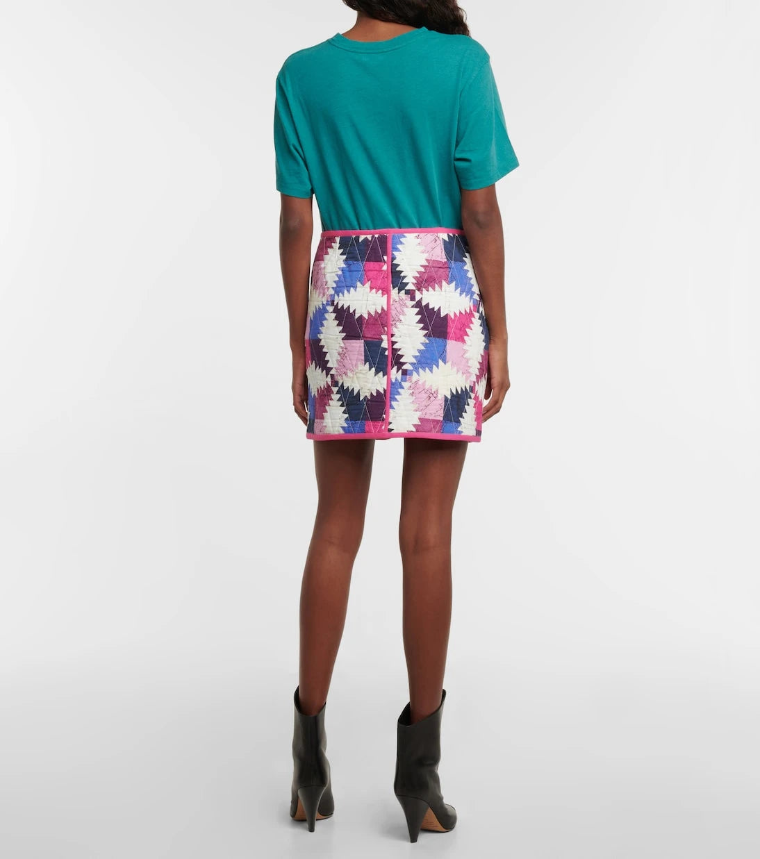 Marant Etoile - Hamlin printed cotton miniskirt