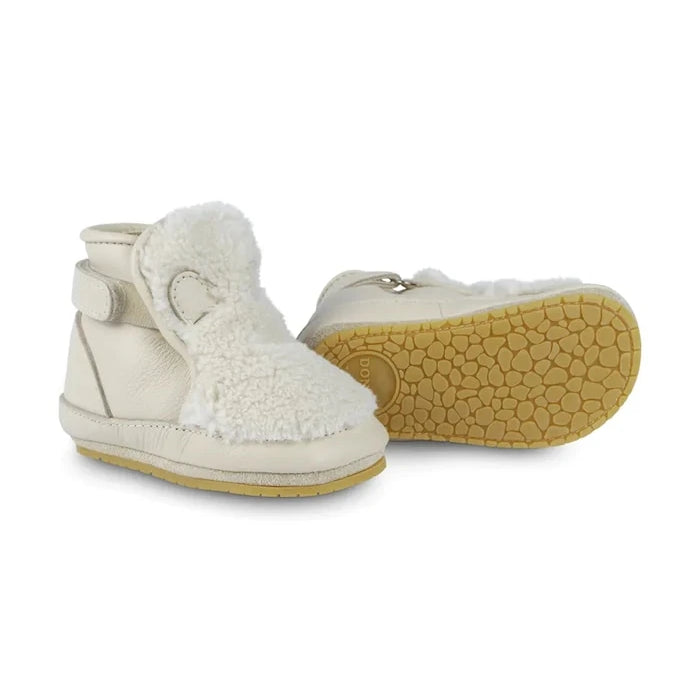 Бебешки кожени обувки Donsje Richy Booties Polar Bear