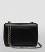 Black Leather Lily Shoulder Bag