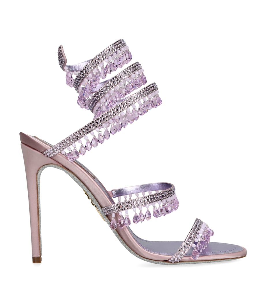 René Caovilla Embellished Chandelier Sandals 105