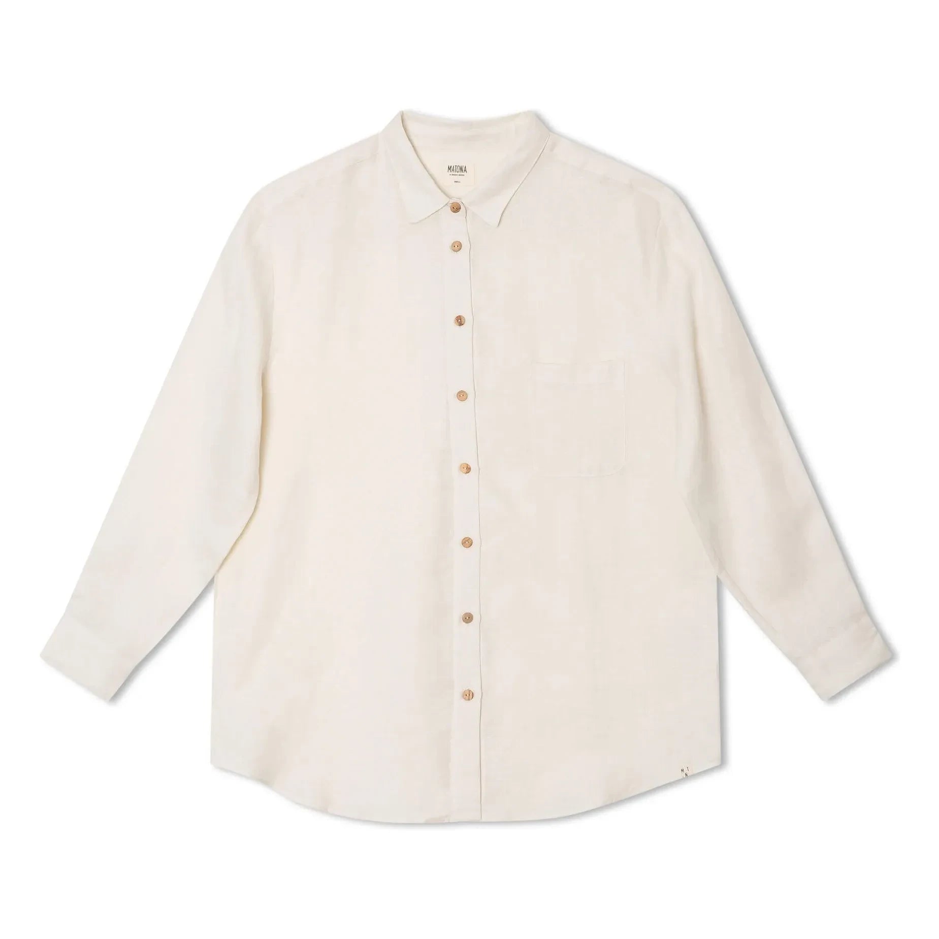 Matona - Linen shirt | White