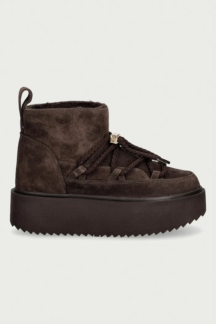 Inuikii Classic Low Platform süet kadın apreski