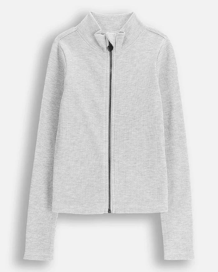 Çocuklar için pamuklu Coccodrillo fermuarlı sweatshirt