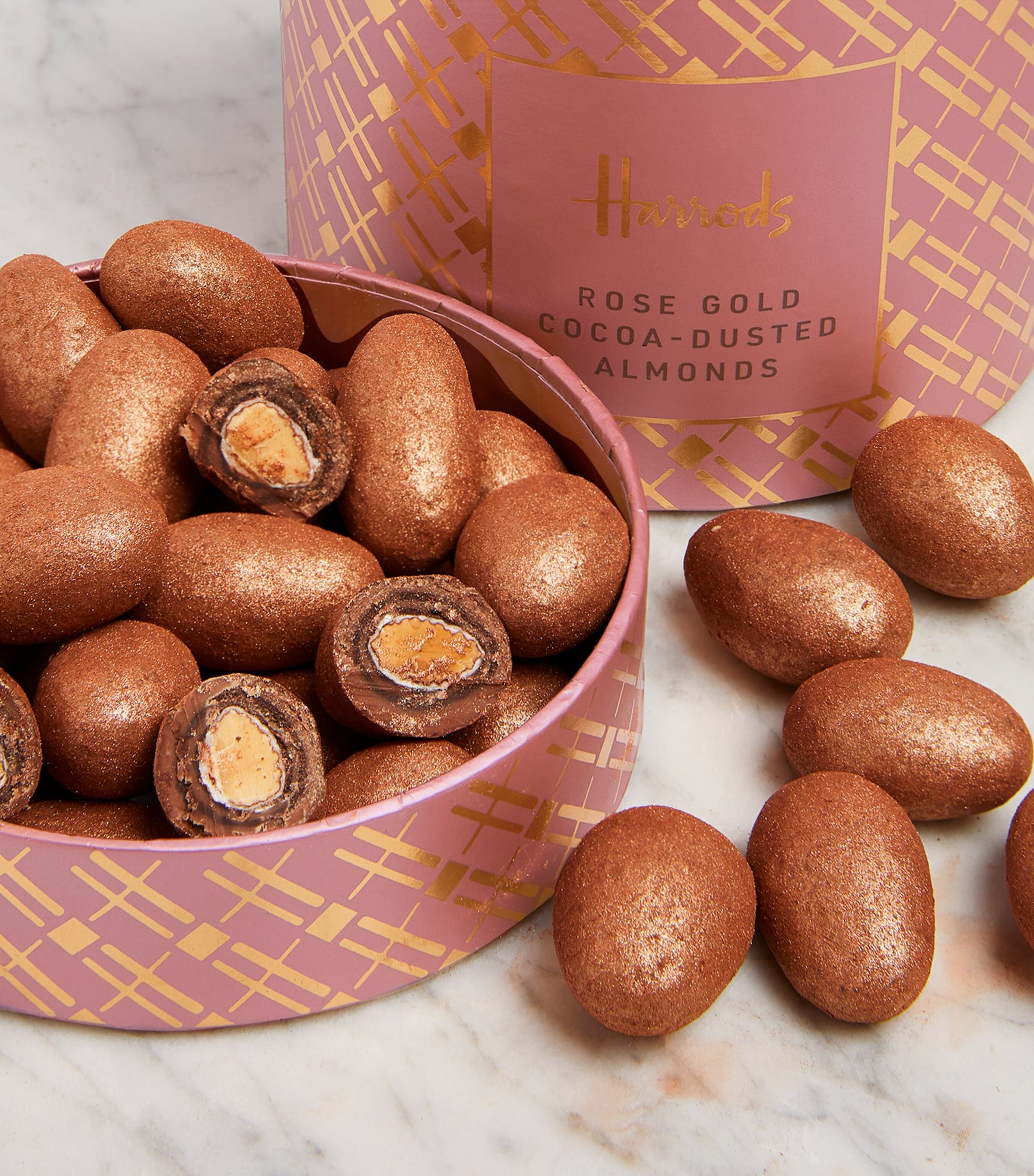 Rose Gold Cocoa-Dusted Almonds (325g)