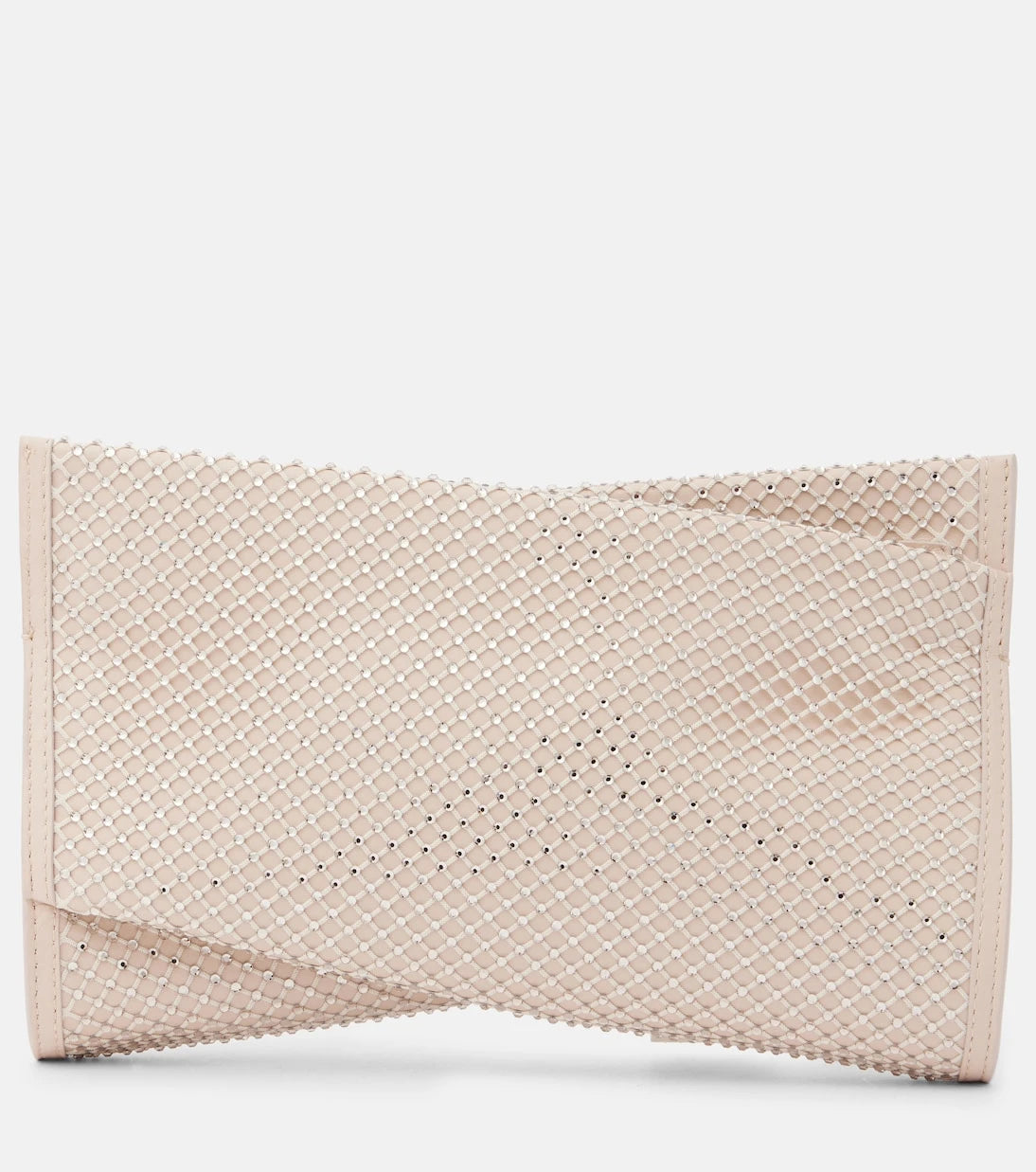 Christian Louboutin - Loubitwist Small leather clutch with strap