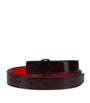 Red Loubi54 Leather Reversible Belt