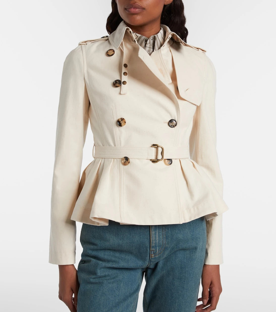 Burberry - Isabella cotton gabardine jacket
