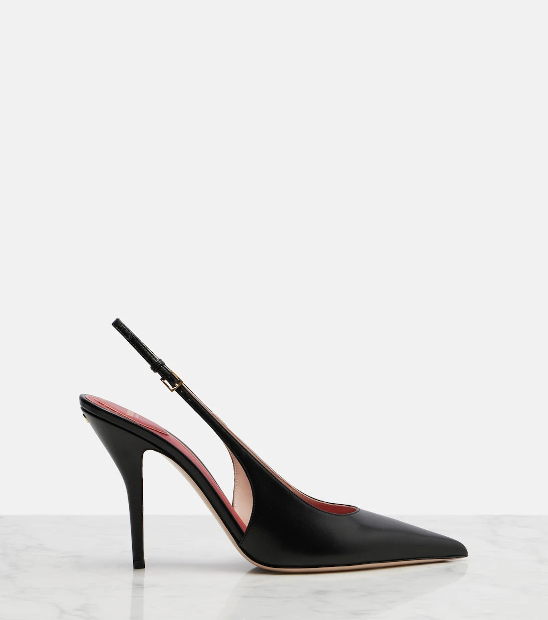 Valentino Garavani - Cuttie leather slingback pumps