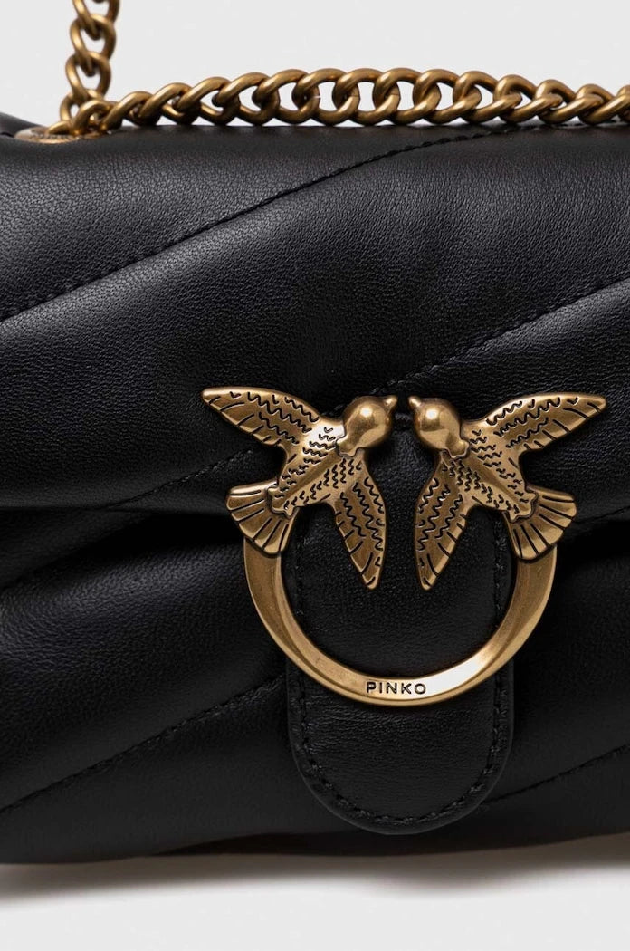 Pinko kadın deri crossbody çanta