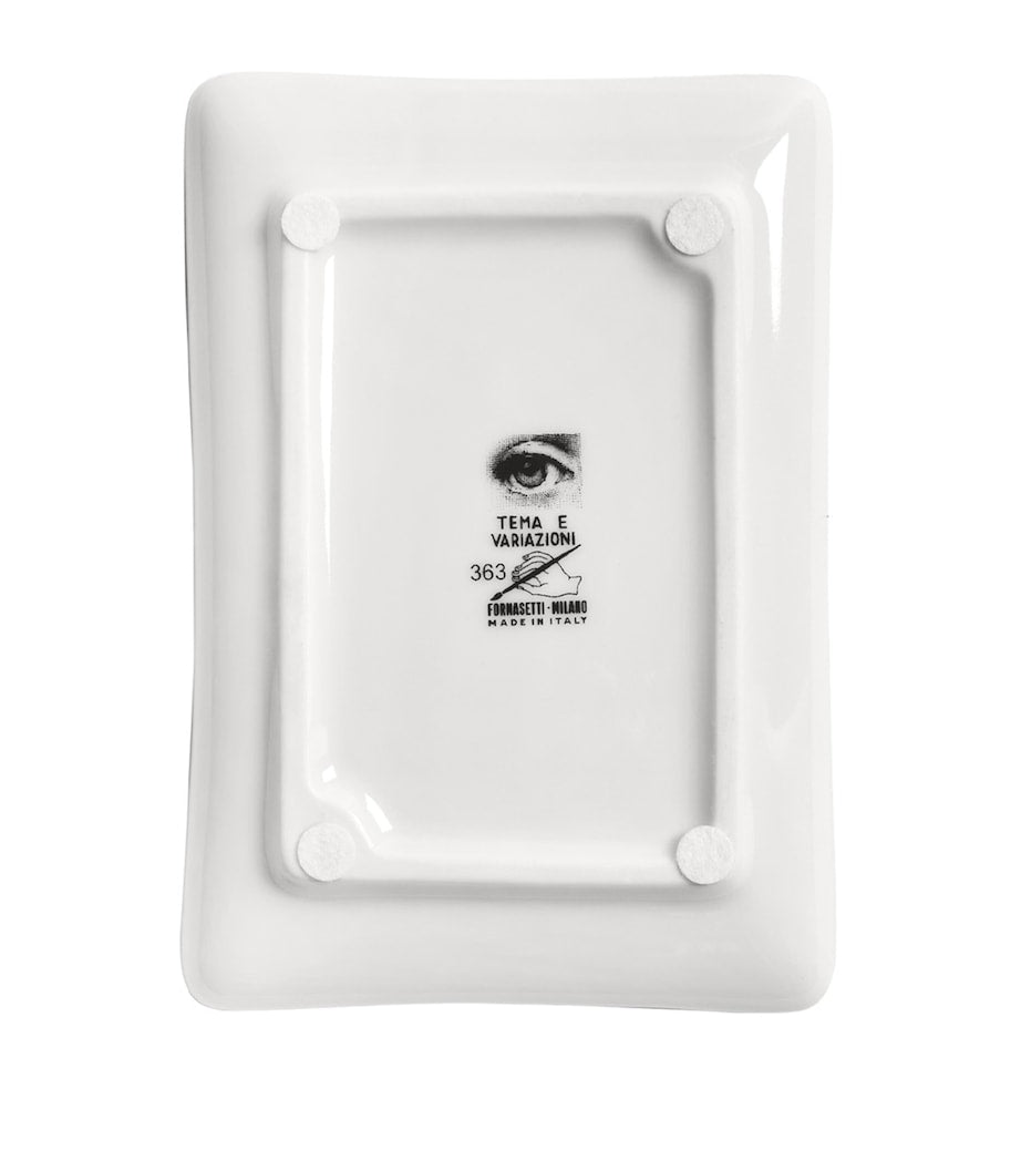 Rectangular Tema e Variazioni Ashtray (10cm x 16cm)