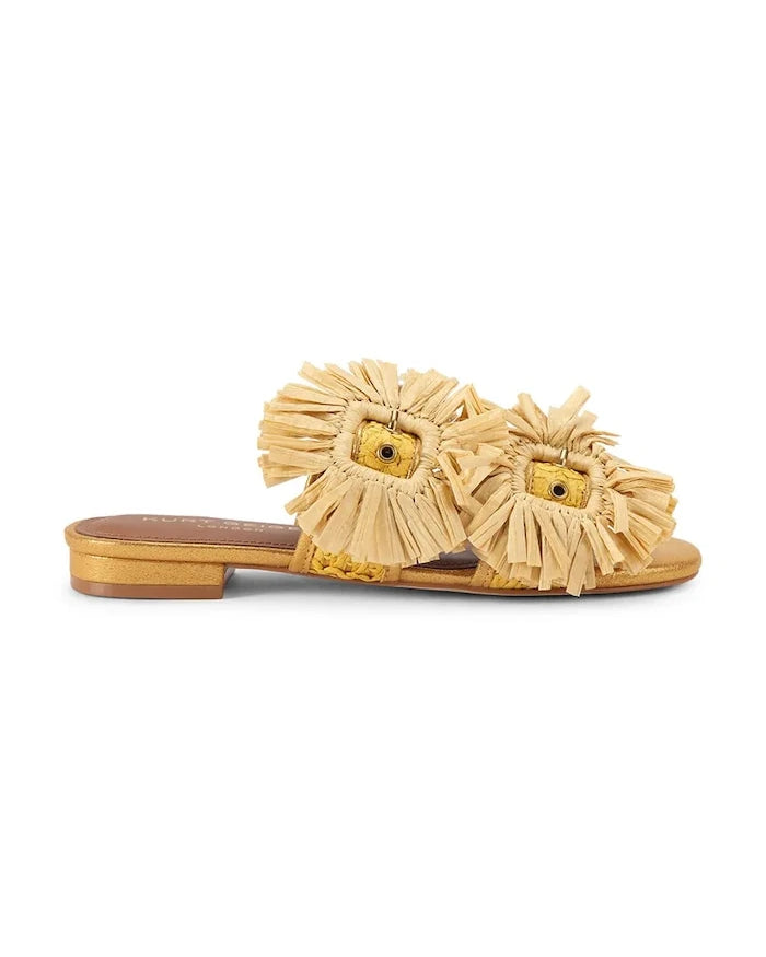 Kurt Geiger London Kadın Raffia Buckle Flat Sdl Terlik