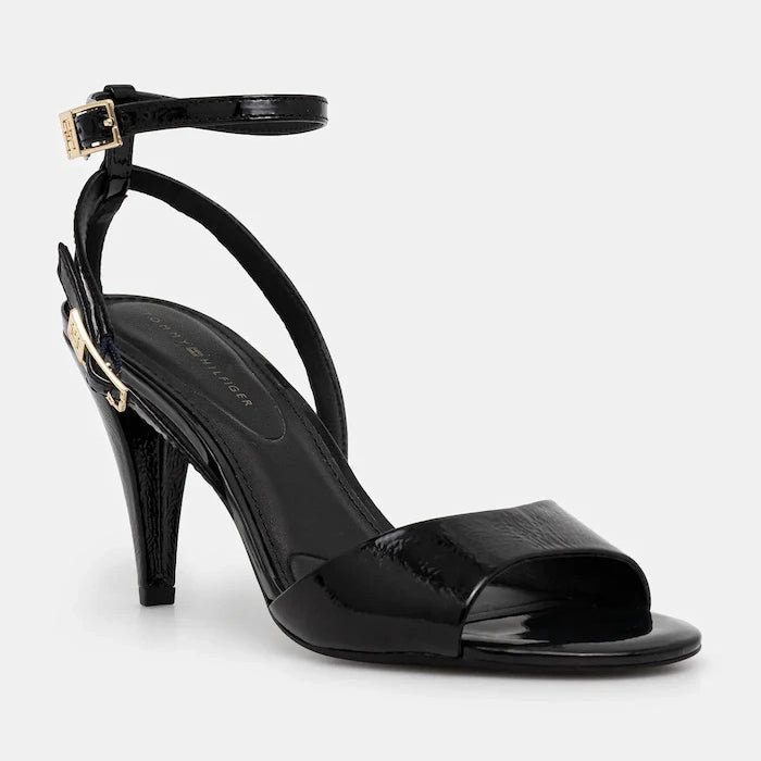 Кожени обувки с тънък ток Tommy Hilfiger TH ELEGANT PATENT SANDAL
