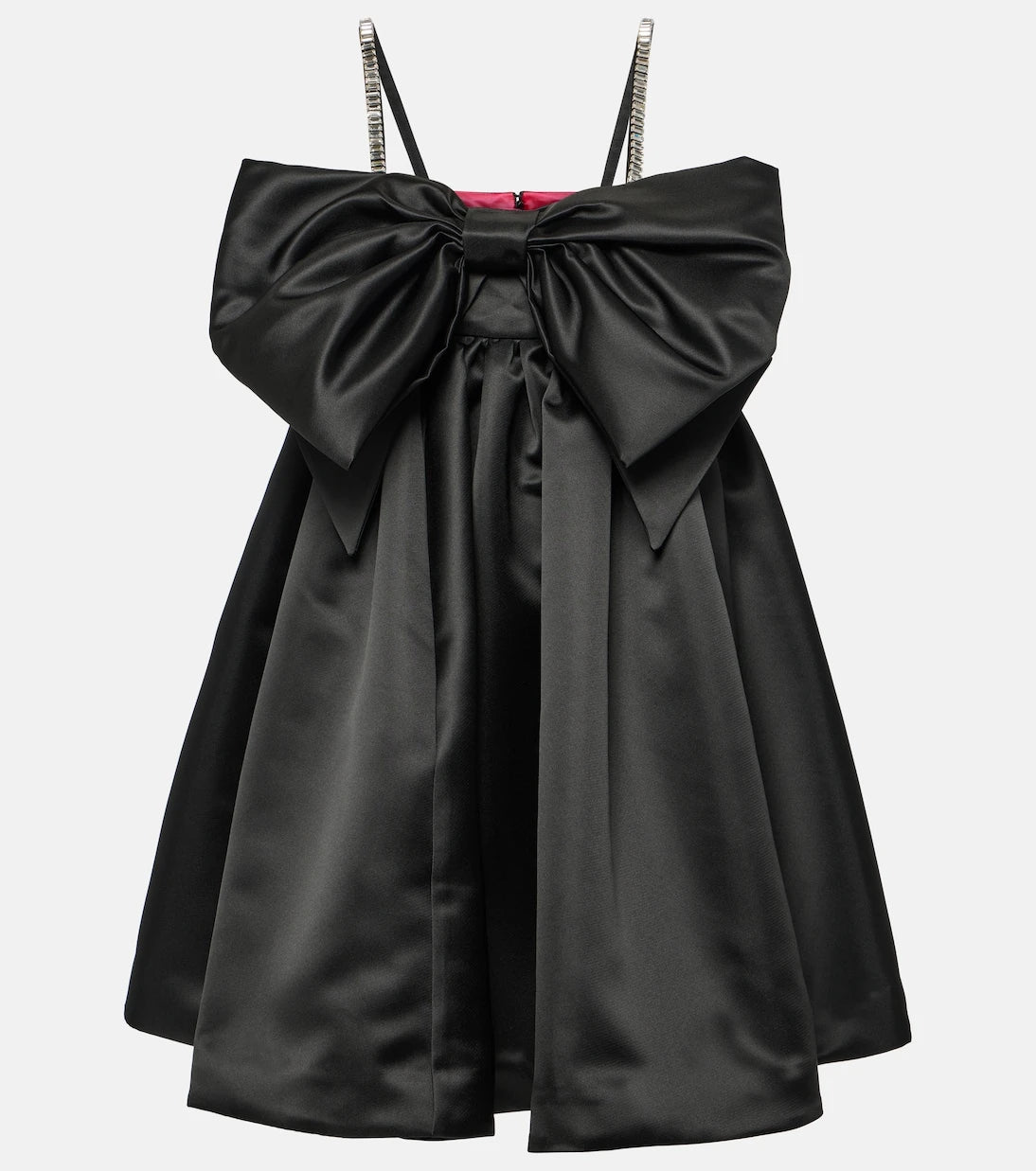 Nina Ricci - Bow-detail satin minidress