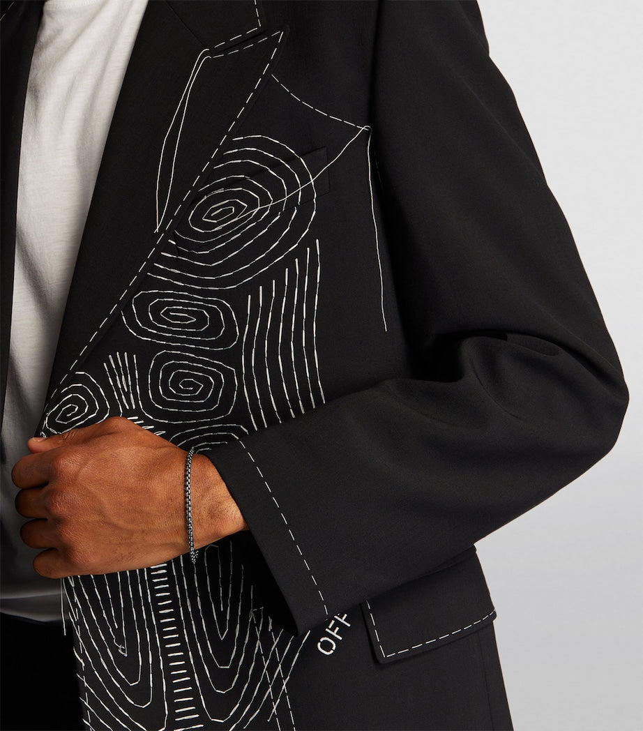 Rhodium-Plated Box-Chain Bracelet