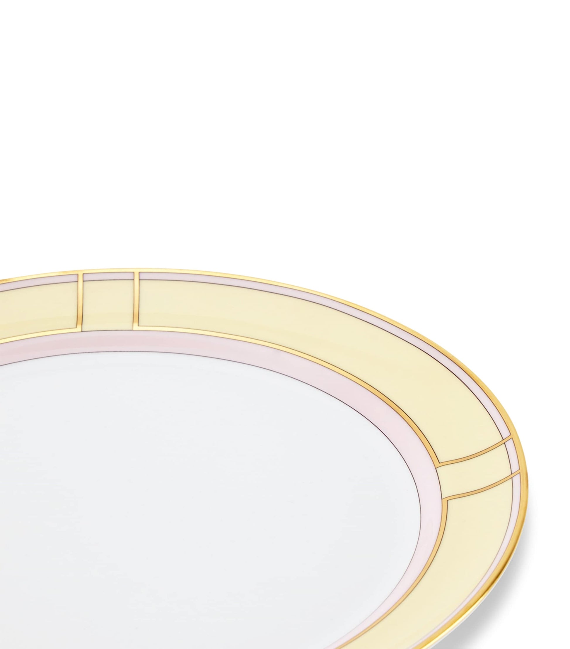 GINORI 1735 Porcelain Colonna Diva Giallo Dinner Plate (27cm)