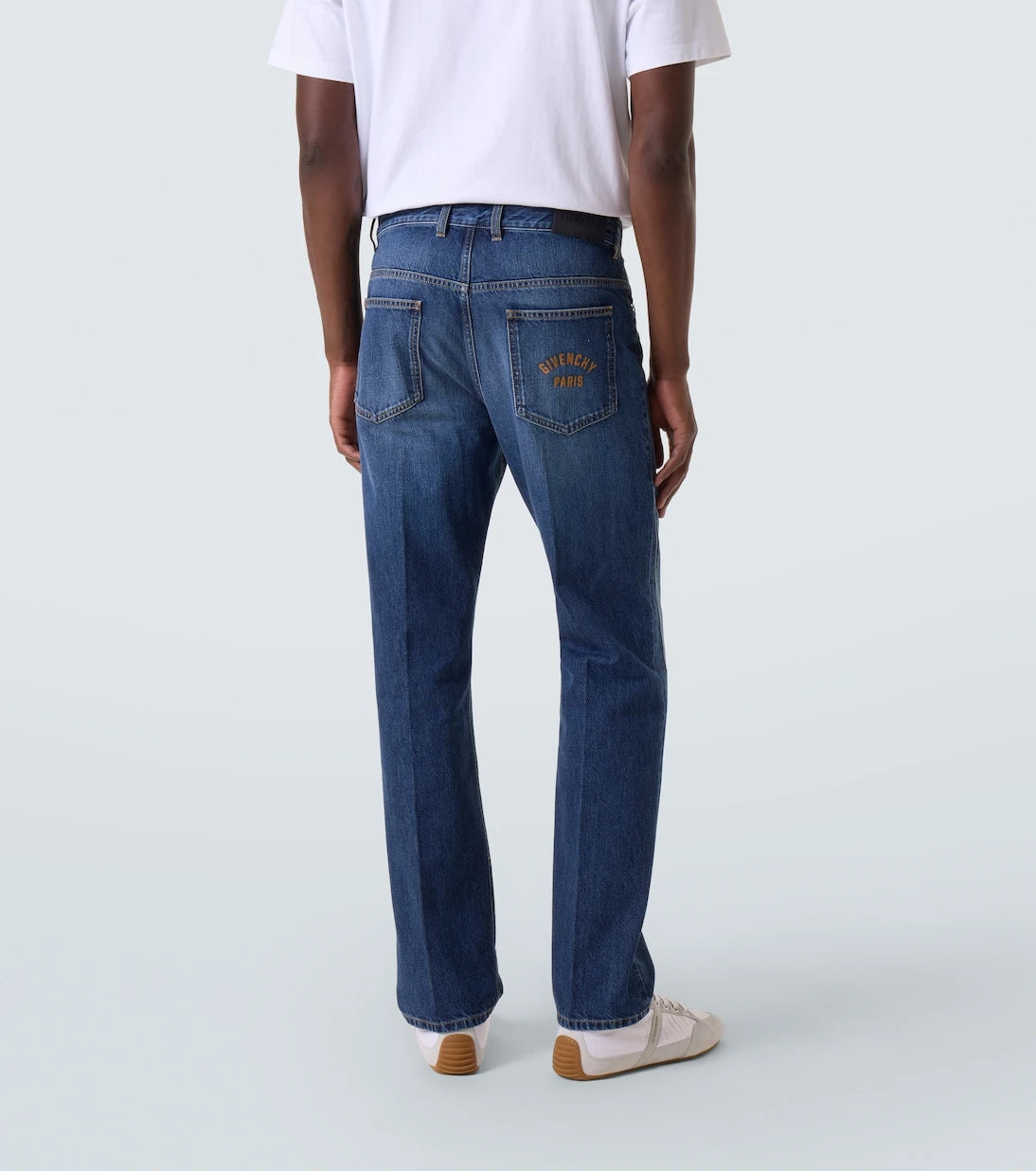Givenchy - Faded mid-rise straight jeans