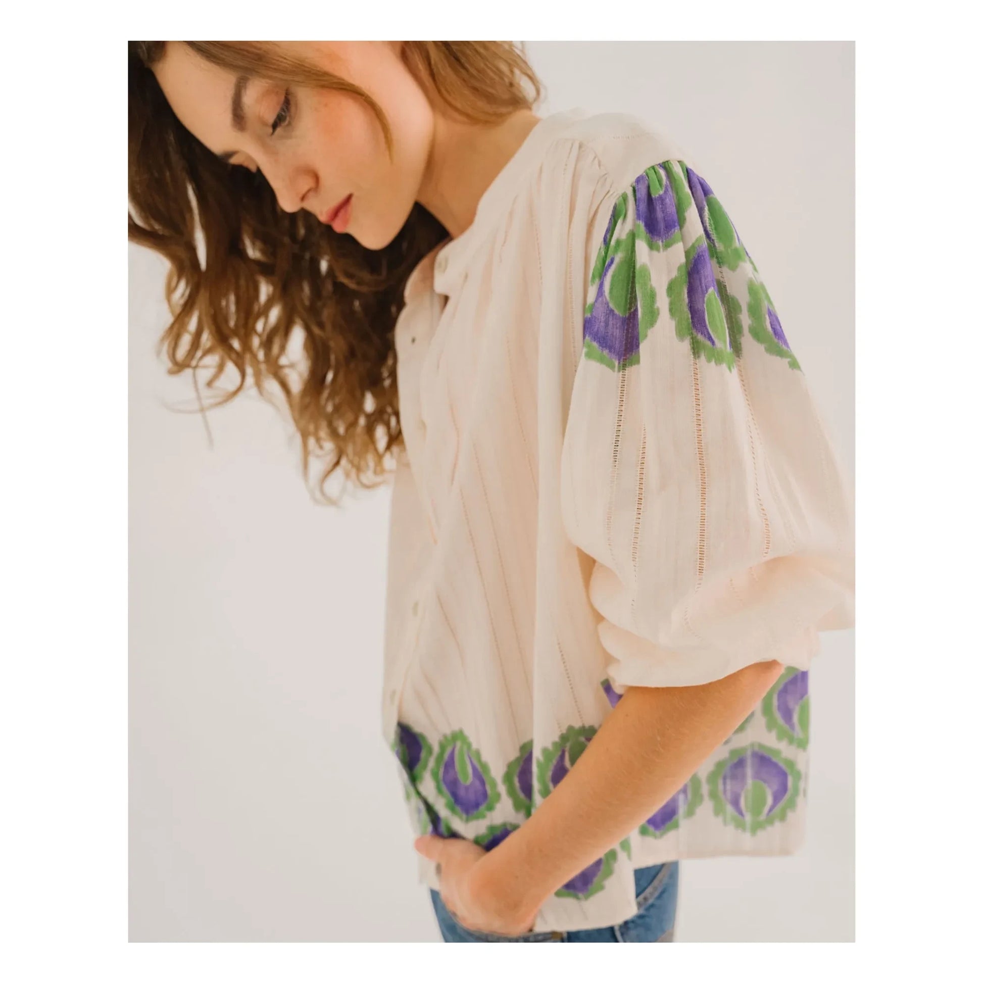 Tinsels - Candide blouse | Blue