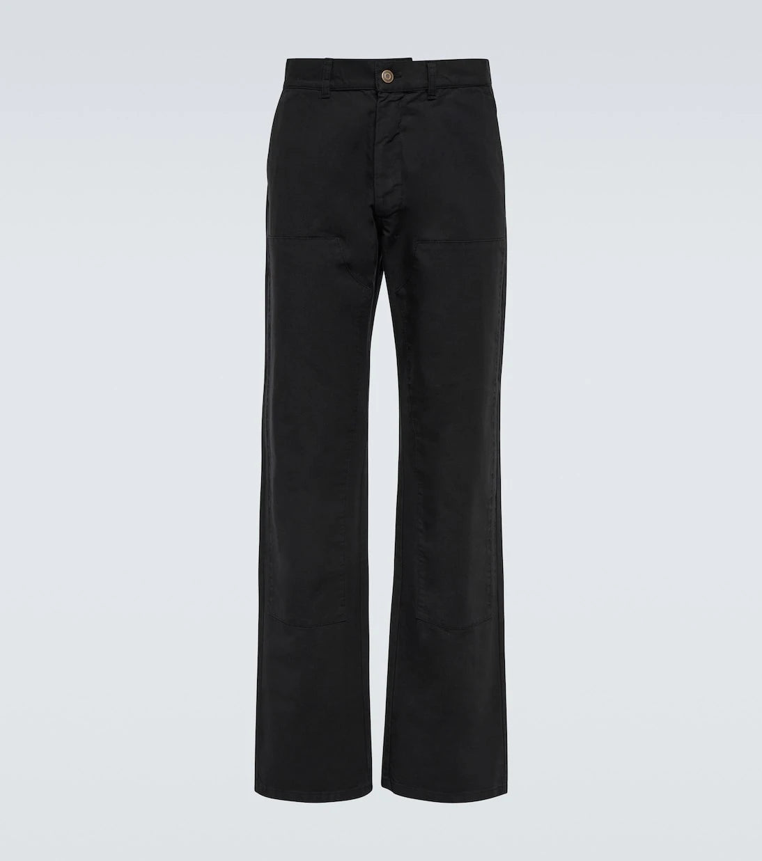 Winnie New York - Paneled straight canvas pants