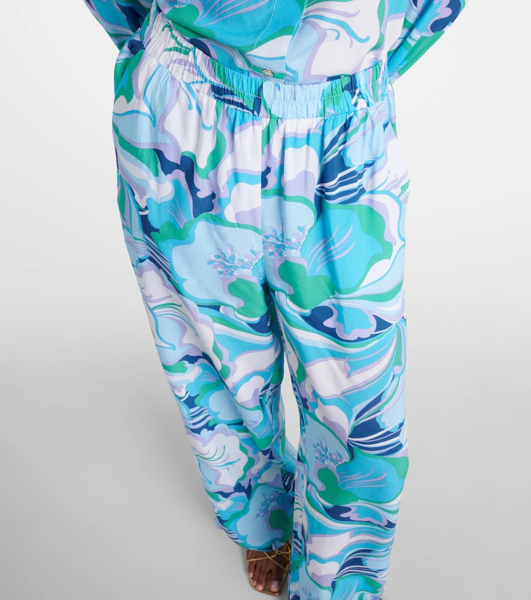 Melissa Odabash - Olivia floral wide-leg pants
