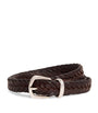 Leather Braided Belt