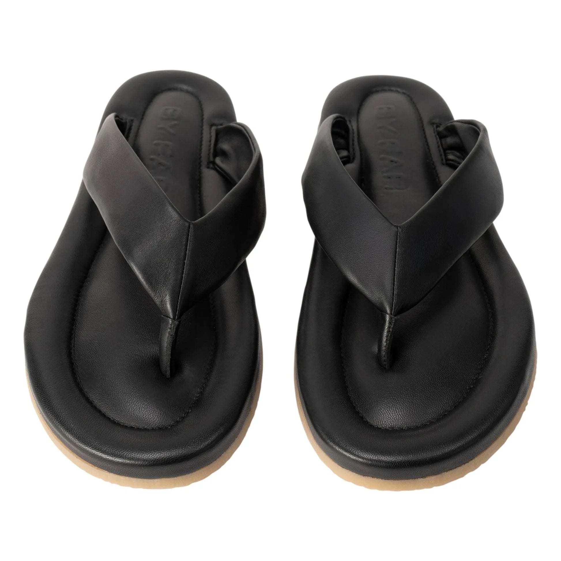 BY FAR - Dasha 2.0 Leather sandals | Black