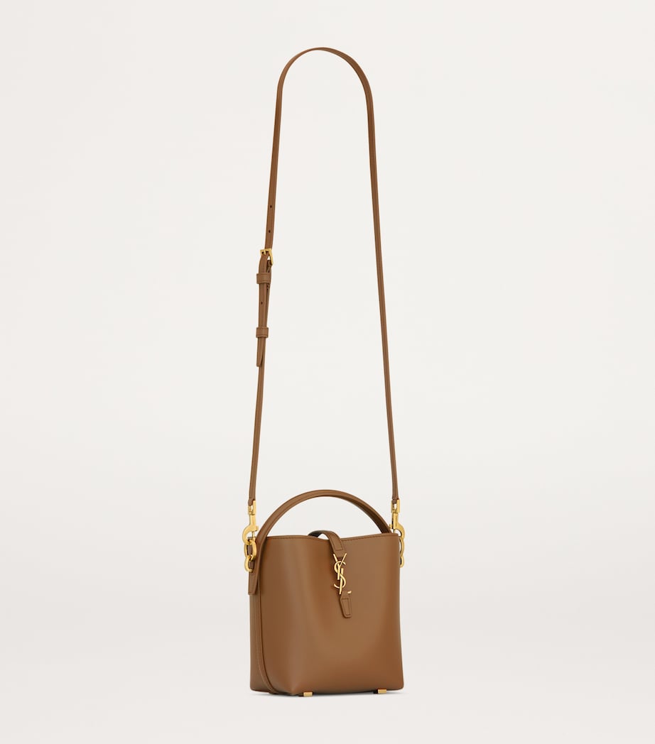Saint Laurent Brown Mini Le 37 Bucket Bag