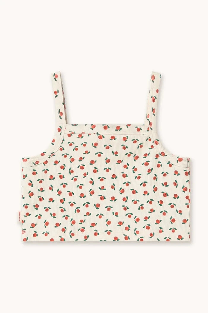 Детски топ Tinycottons TINY ROSES RIB TOP