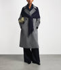 Grey Virgin Wool Overcoat