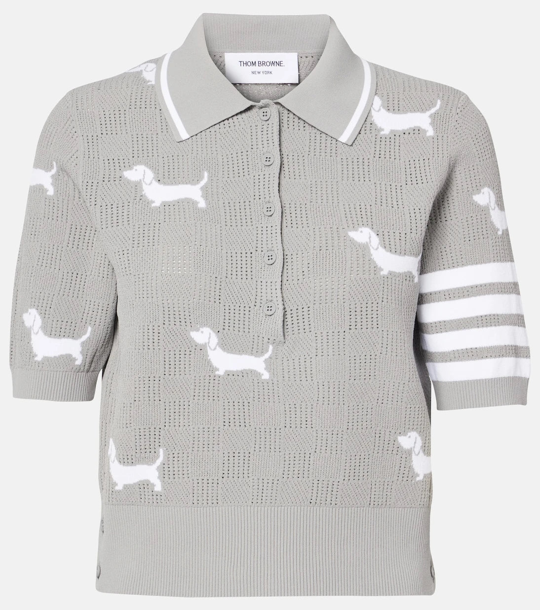 Thom Browne - 4-Bar polo shirt