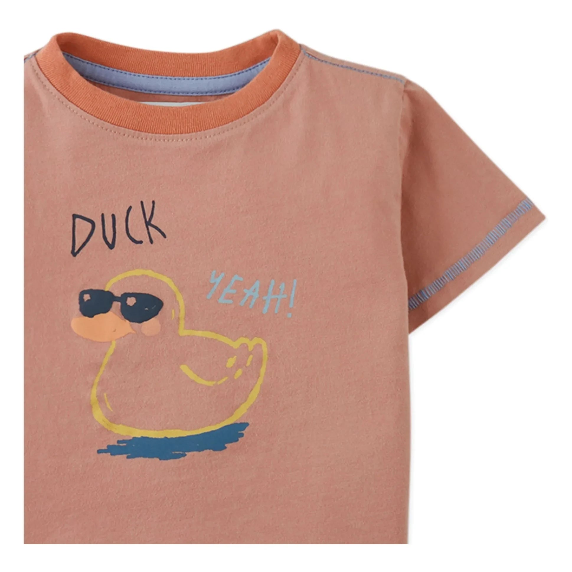 Gingersnaps - Levi Duck T-shirt | Terracotta