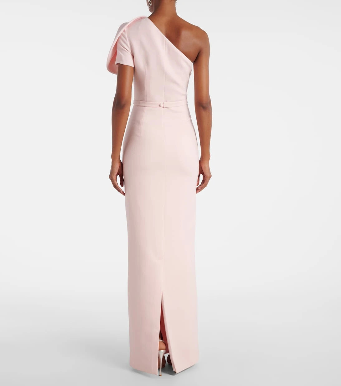Safiyaa - One-shoulder crêpe gown