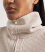 Varley Ivory Enrico Zip-Up Sweater