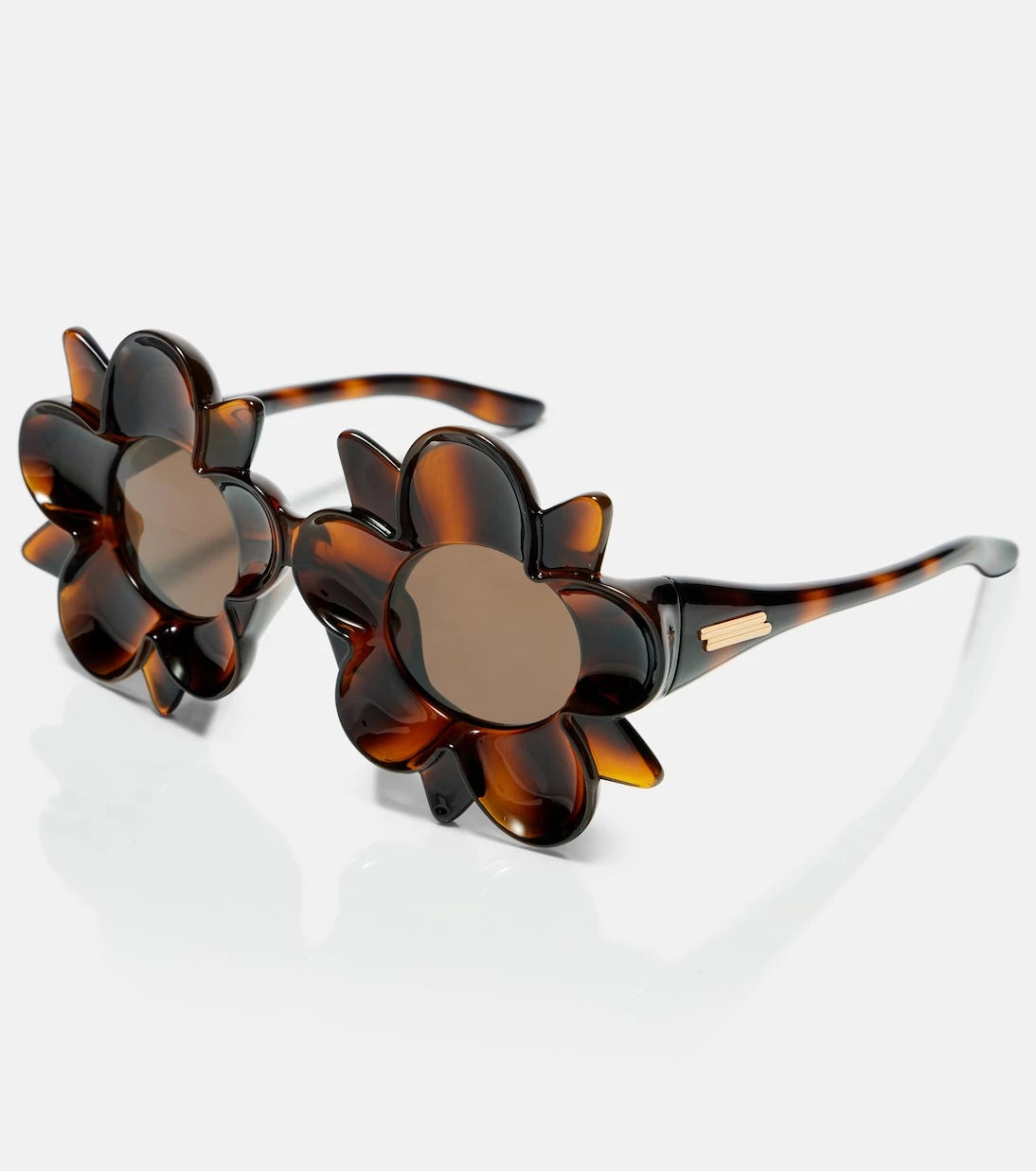 Bottega Veneta - Peggy Flower round sunglasses