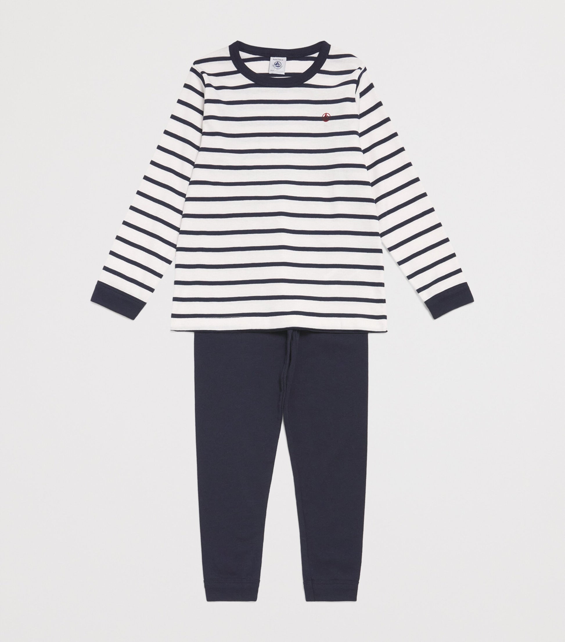 Petit Bateau Cotton Stripe Pyjama Set (4-12 Years)