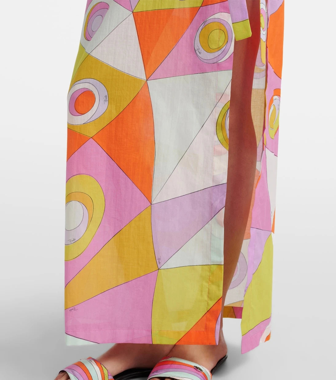 Pucci - Orchidee cotton beach cover-up