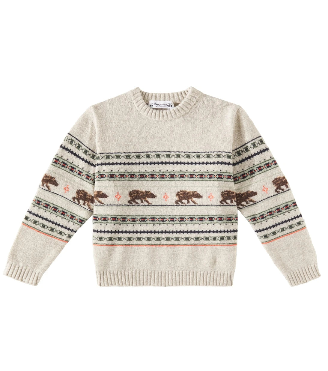 Bonpoint - Grande jacquard wool sweater