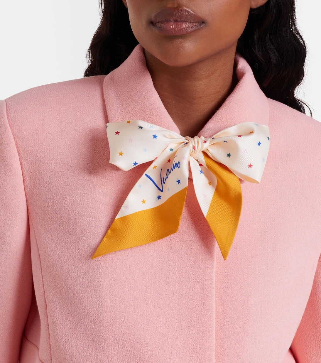 Valentino - Starry silk scarf