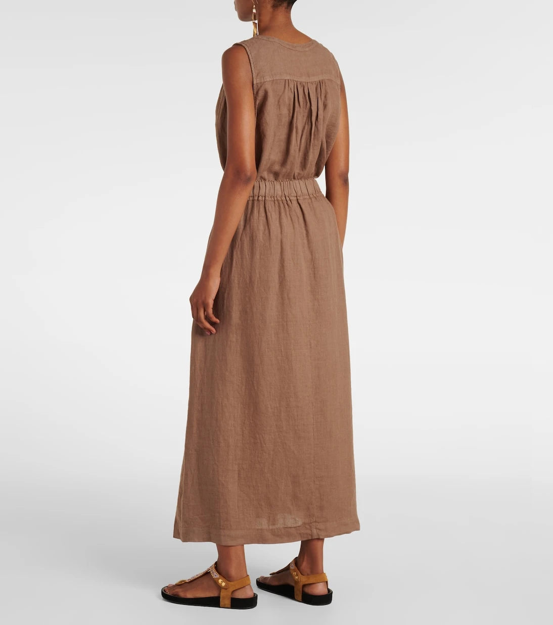 Velvet - Linda linen maxi skirt
