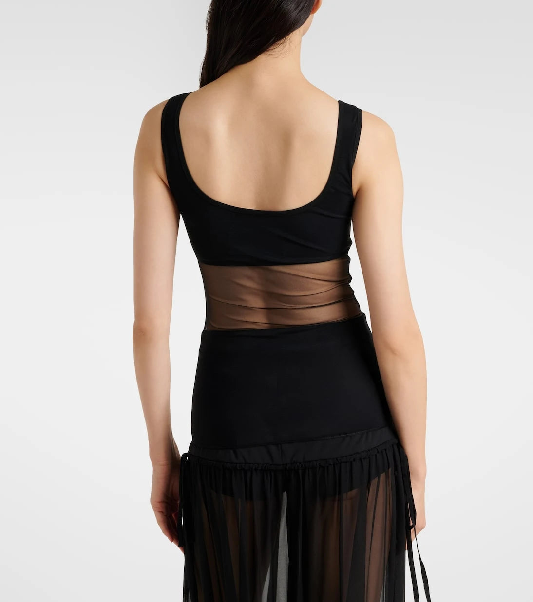 Nensi Dojaka - Semi-sheer tank top