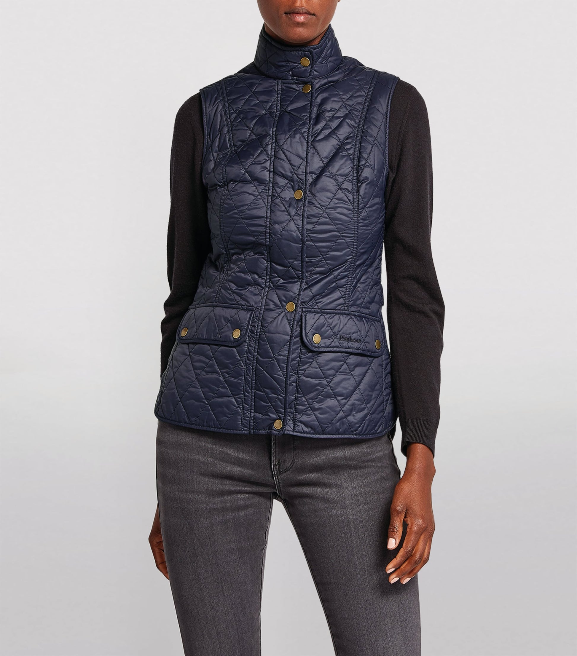 Navy Quilted Otterburn Gilet