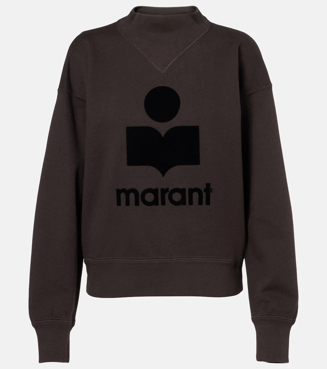 Marant Etoile - سويت شيرت موبي من مزيج القطن بشعار